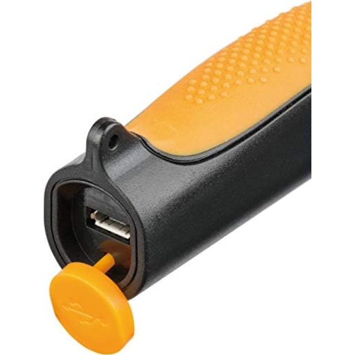 LED lamba/kullanışlı LED pil Clipleuchte (çalışma lambası Akkubetrieben, dahil dönebilen Clip mıknatıslı) renk: siyah/sarı, 1 adet, 1175890