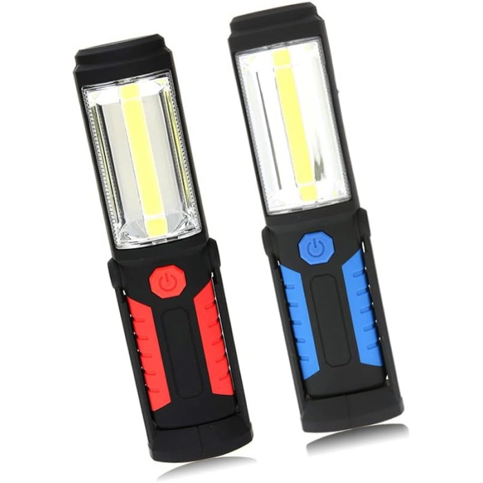 BR S99 COB LED IP44 Suya Toza Dayanıklı Şarj Edilebilir Kancalı Mıknatıslı Dağcılık Balıkçılık Avcılık Kampçılık Bisiklet Gece Yolculukları Elektrik Kesintileri Doğal Afetler Tamirci ve Kamp Feneri