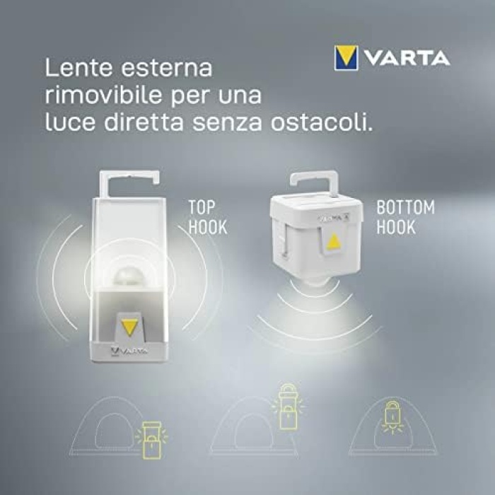 kamp lambası, LED, Outdoor Ambiance L10 kamp feneri, kısma fonksiyonlu ve farklı renk modlarında, kamp lambası, 3 x AA pilli, balıkçılık, dış mekan, elektrik kesintisi, acil durumlar için, donanımsız