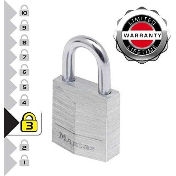 Lock Katı Aluminyum Asma Kilit 30 mm, Metalik