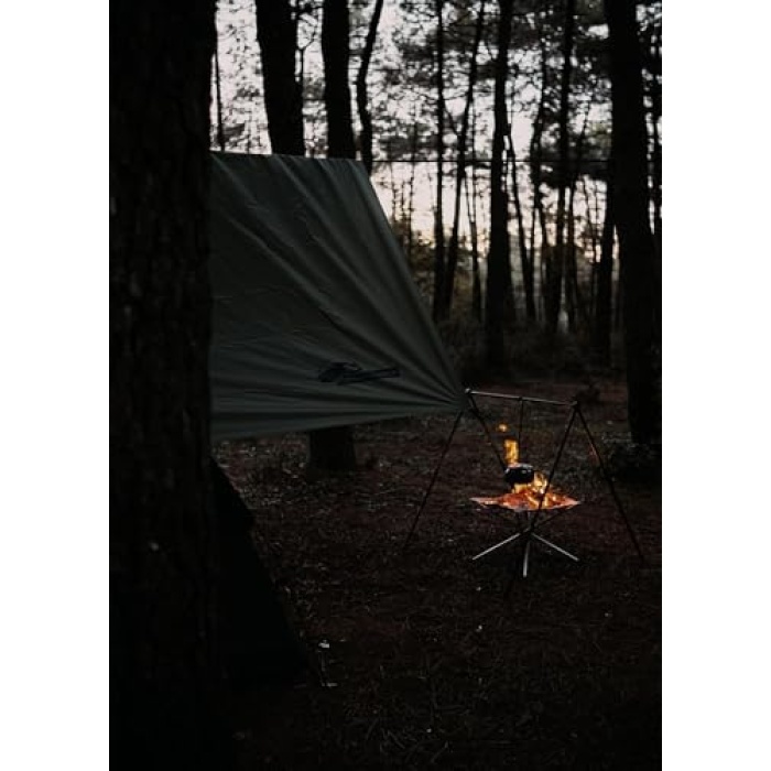Badger Ragnar Tarp Tente 3X4M, Kamp Brandası, Çadır Branda, Hafif Hamak, Tente Gölgelik, Su Geçirmez, Açık Barınak