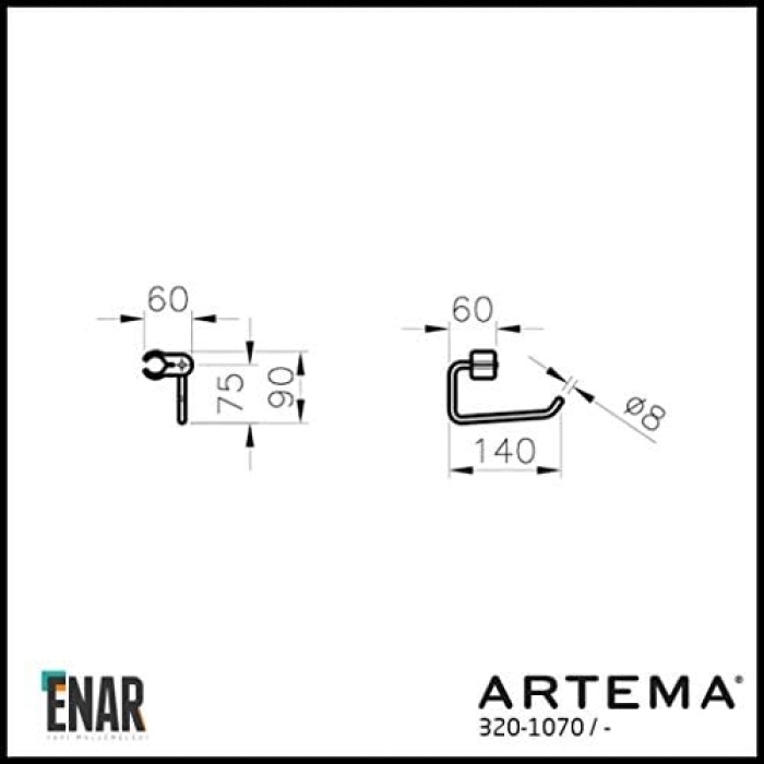 320-1070 Tutunma Barı Tuvalet Kağıtlığı