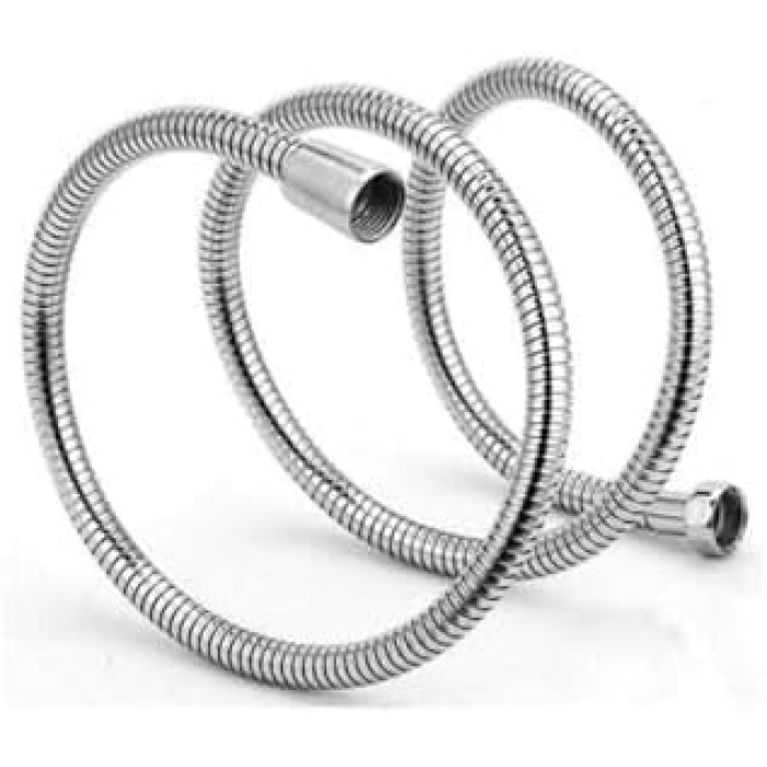 Örgülü İnce Çift Kenetli Kromajlı Lüks Görünümlü Spiral - Anti-Twist Özellikli 360 Derece Dönerli Pirinç Somun