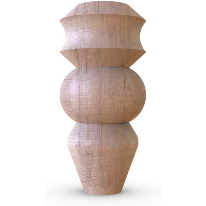 Ahşap Koltuk Ayağı Lila 10 cm