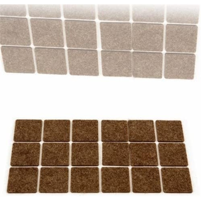 Yapışkanlı Keçe 35 * 35mm 18 Adet