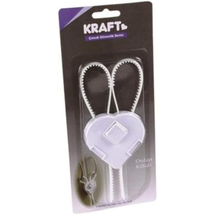 DG PT-2886 Dolap Kilidi Askılı, Beyaz