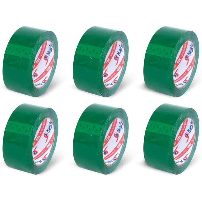45 MM X 100 MT YEŞİL KOLİ BANDI 6 ADET