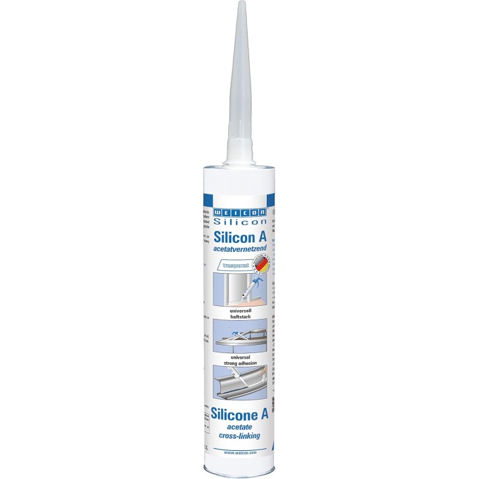 Silikon A | 310 ml | Şeffaf | Son derece elastik evrensel yapıştırıcı