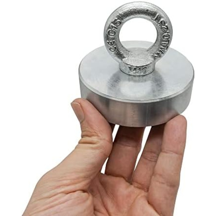 Magneteksan Ø80 mm Ferrit Çok Güçlü Pot Mıknatıs
