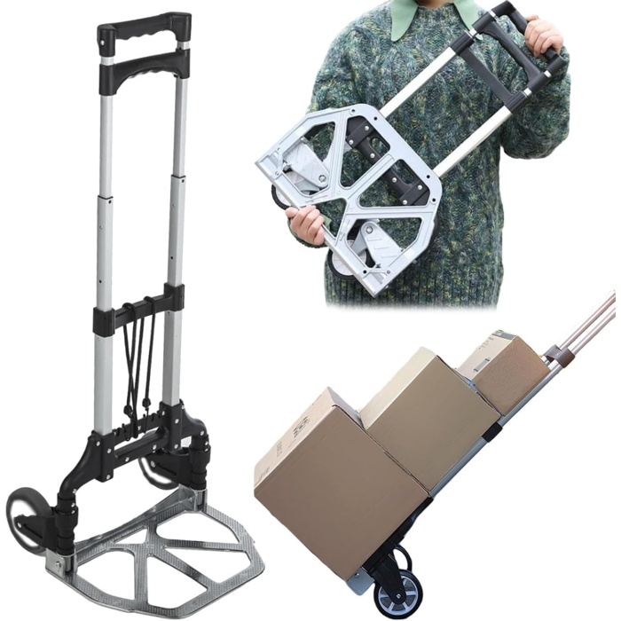 Multi Fonksiyon Katlanır 70 Kg Kapasiteli Portatif Koli Taşıma Aracı
