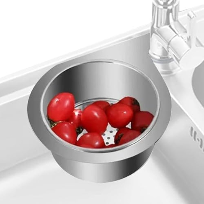 Tasarımlı Paslanmaz Lavabo Drenaj Sepeti! Lavabo Süzgeç Sepeti Şıklık ve Fonksiyon Bir Arada
