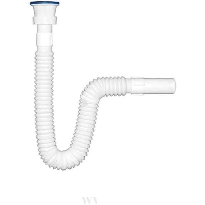 1.Kalite Paslanmaz Çelik Süzgeçli Lavabo Gider Hortumu/Körüklü Lavabo Sifonu/Eviye Gider Borusu (75 cm)