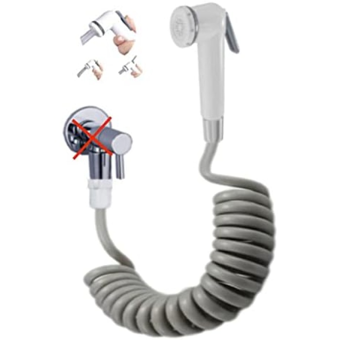 Spiral Taharet Matik Hortum Seti 250 CM (Beyaz)