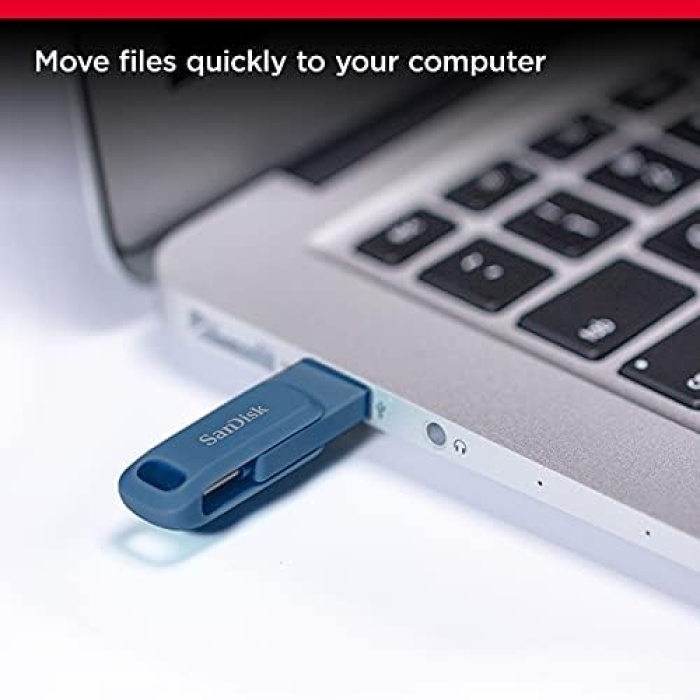 Ultra Dual Drive Go USB Type CTM Flash Drive 256GB Navy Blue