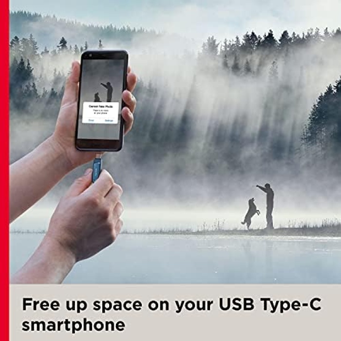 Ultra Dual Drive Go USB Type CTM Flash Drive 256GB Navy Blue