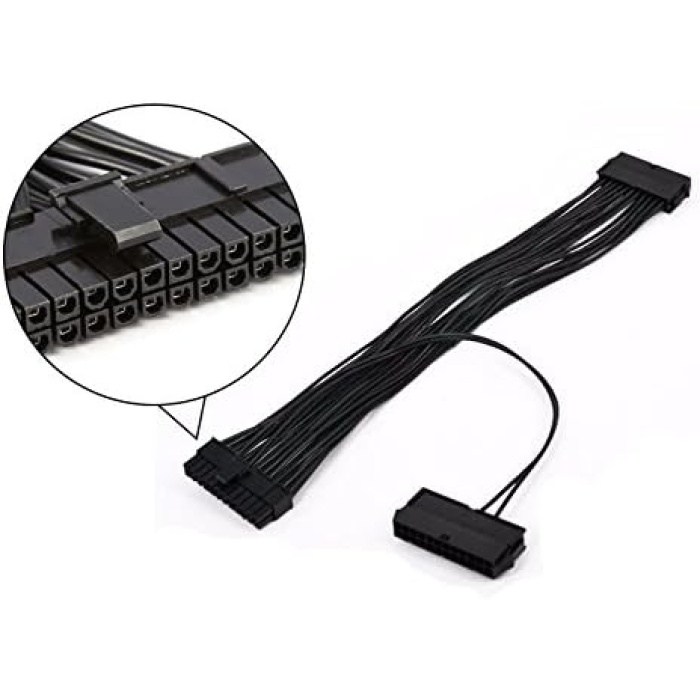 5145 24 Pin Atx Dual Psu Çoklayıcı Adaptör Anakart Mining Kablosu