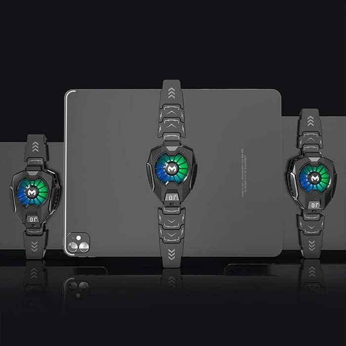 Mobile MEMO DL05T Dijital Göstergeli Tablet Soğutucu Gamer Oyuncu Radyatör Soğutma Fanı SİYAH