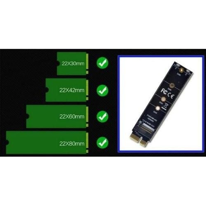 Plus PX-M2PCIEX PCI ex. x1 To M2.NVMe Ssd Çevirici
