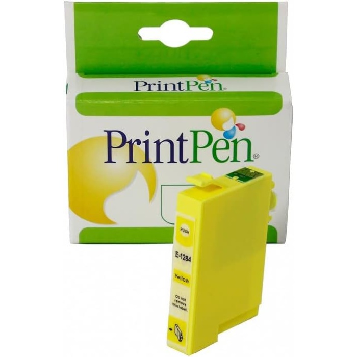 EPSON T1284XL Sarı Yüksek Kapasite (13ml.) Muadil Mürekkep Kartuşu