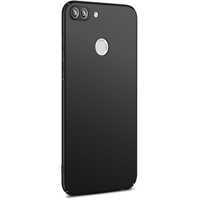Honor 9 Lite Uyumlu Sert Rubber Silikon Kılıf (Siyah)