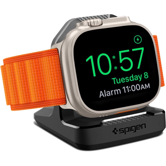 Apple Watch Şarj / Uyku Standı Rugged Armor Night Stand Black - AMP05764