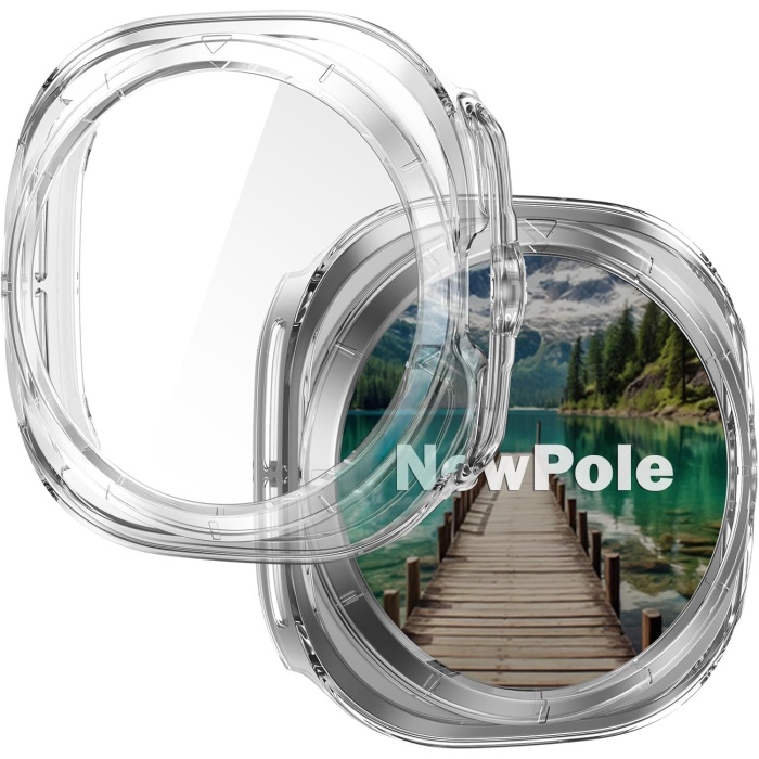 Galaxy Watch Ultra 47mm için Watch Ekran Koruyucu Tam Kaplayan Watch Kasa Koruyucu Kılıf Yüksek Hassasiyetli Kılıf Samsung Watch Ultra 47mm ile Uyumludur (Şeffaf)