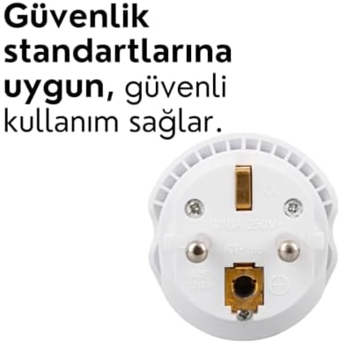 LED Amerikan Fişi İngiliz Fişi Ve Avustralya Fişi Dönüştürücü Adaptör 16A 250V Seyahat Tipi Universal Çevirici Priz Kompakt Tasarım (1 Adet)