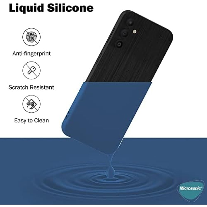 Samsung Galaxy S23 FE için Kılıf Groovy Soft Siyah [Galaxy S23 FE ile Uyumlu Kılıf - Siyah]