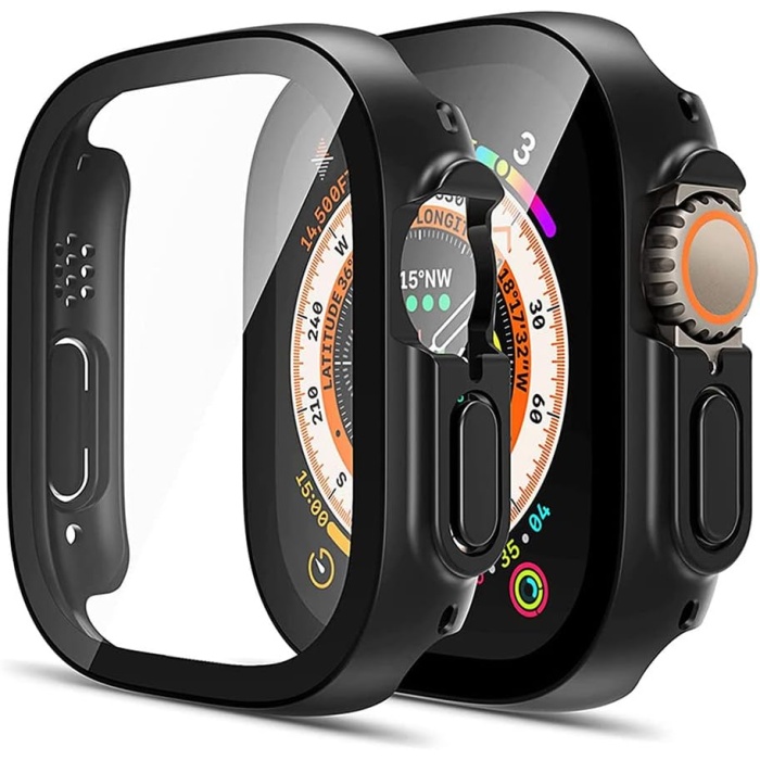 Apple Watch Ultra 2 Kılıf Matte Premium WatchBand Siyah