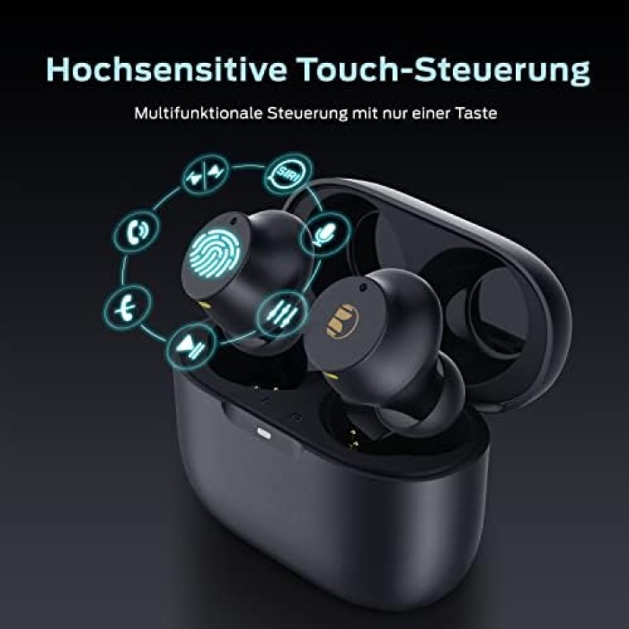 Audio N-Lite 200 Airlinks Black Kablosuz/Wireless/Bluetooth Kulak İçi/In-ear earbuds Kulaklık w/mic