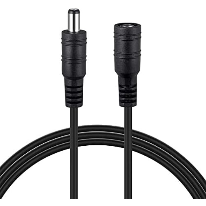 Dc Adaptör Uzatma Kablosu 2 Metre 5.5mm x 2.1mm Dişi Erkek Modem Uzatma 4383