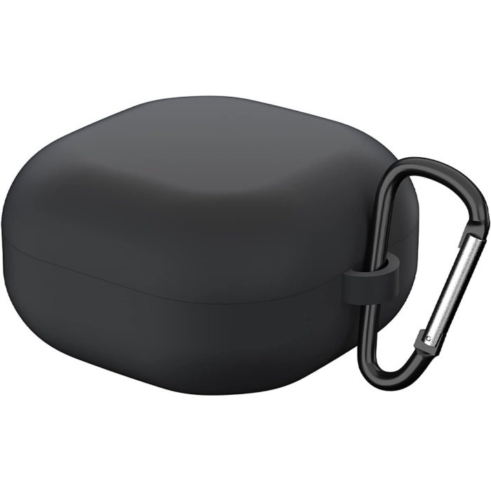 Kılıf Samsung Galaxy Buds Live ile uyumlu, Silikon Darbeye Dayanıklı Kılıf Kapak, Yumuşak Silikon Kılıf, Samsung Galaxy Buds Live ile uyumlu Premium Silikon Kapak, Siyah