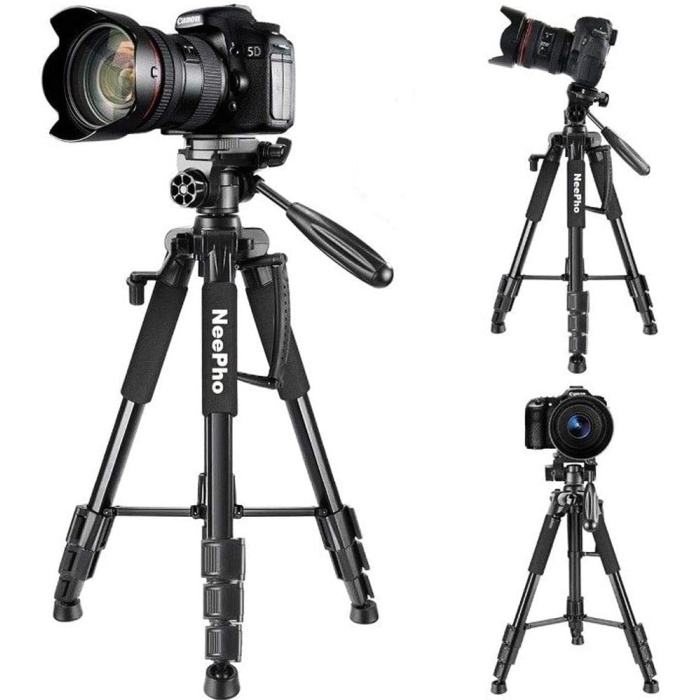 Profesyonel NP-8850 Kamera ve Telefon Standlı Ayarlanabilir 175cm Tripod