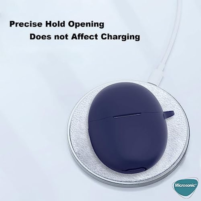 Huawei FreeBuds 5 için Kılıf Mat Silikon Beyaz [FreeBuds 5 ile Uyumlu Kılıf - Beyaz]