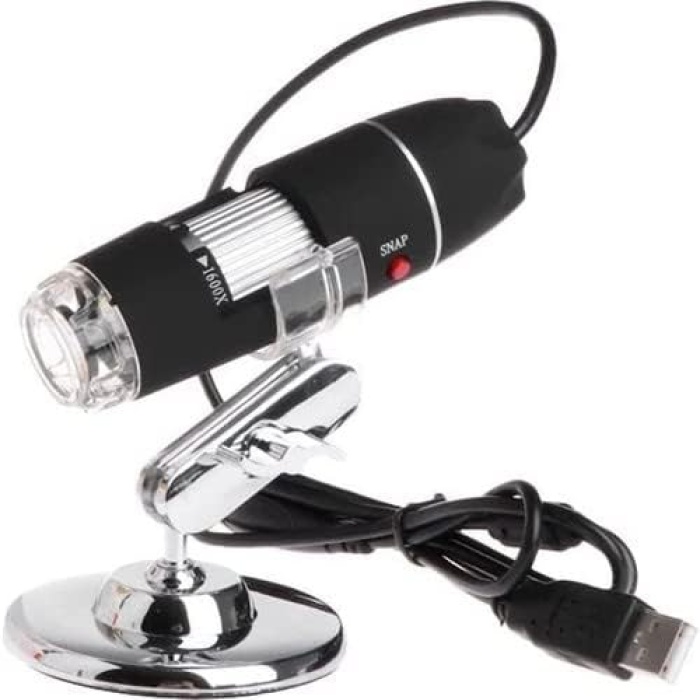 Ve Saç Analiz Cihazı 1600x 2.MP USB 8 Led Digital Mikroskop
