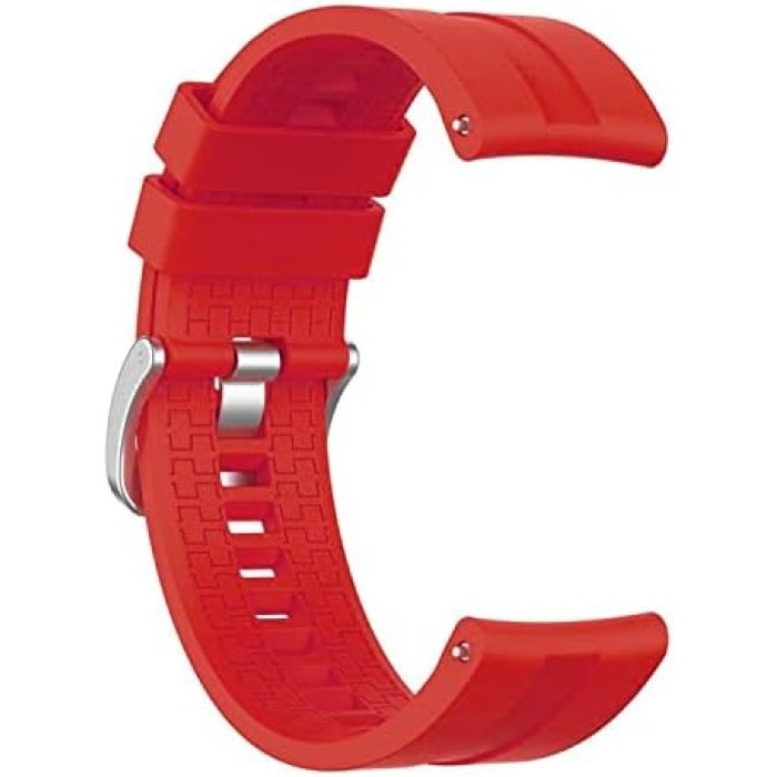 Huawei Watch Ultimate için Kordon, Silicone RapidBands Kırmızı [Watch Ultimate ile Uyumlu Kordon - Kırmızı]