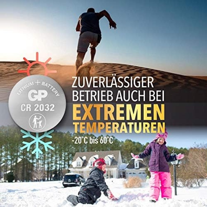 3v Lithium Knopfzellen, 20 Stück Li-Mn Knopfbatterien CR 2032 - 3 Volt im 20-er Pack, Batterien einzeln entnehmbar ( Batteries Markenprodukt)