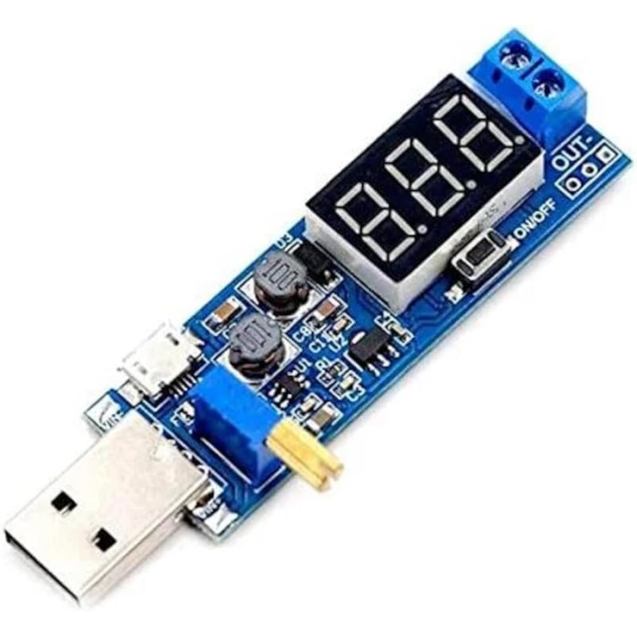 DC-DC USB Boost Güç Regülatör Modülü 3.3V 5V - 9V 12V 24V Masaüstü Güç Modülü