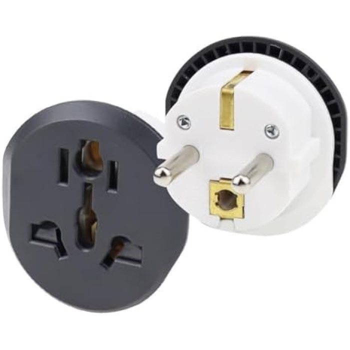 Evrensel Uluslararası Priz Fiş Adaptör Çevirici 16A 250V Seyahat fişi Dönüştürücü Adaptörü, CE sertifikalı, 200den fazla ülkede ABD/Avustralya/UK