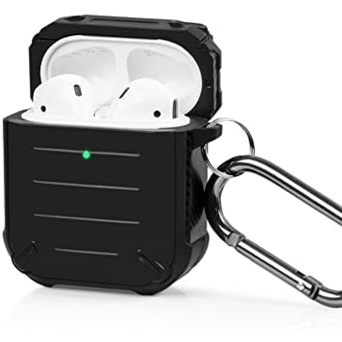 Apple AirPods Armor Kılıfı, Siyah