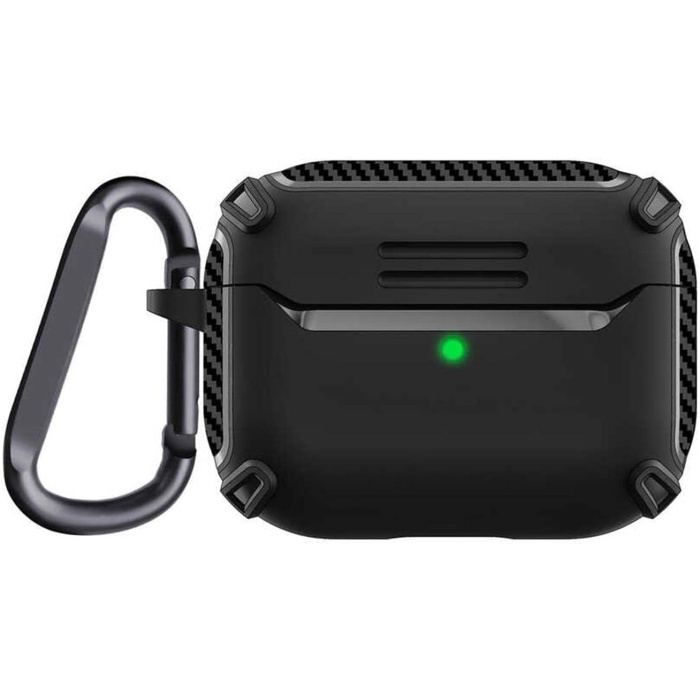 Apple AirPods Pro 2.Nesil Legacy Cube için Kılıf Siyah [AirPods Pro 2. Nesil ile Uyumlu Kılıf - Siyah]