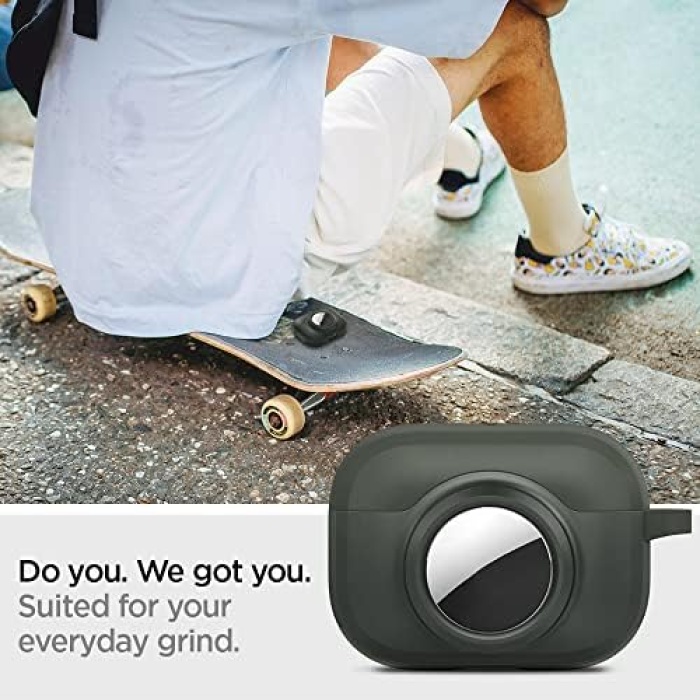 AirPods Pro (1. nesil) / AirTag için Kılıf Tag Armor Duo Military Green - ACS04391