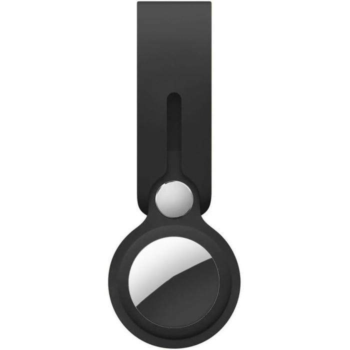 Airtag için Askılı Silikon Kılıf, Silicone Case with Strap for Apple Airtag