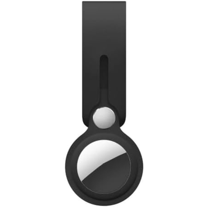 Airtag için Askılı Silikon Kılıf, Silicone Case with Strap for Apple Airtag