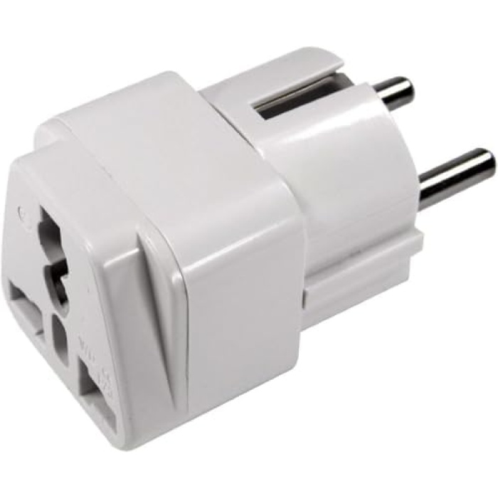Home Evrensel Adaptör Seyahat Fişi Beyaz AB Normu - 250V AC 10~16A İngiliz ve Amerikan Fiş Dönüştürücü Priz Adaptör