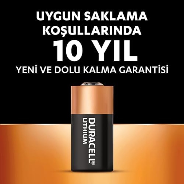 CR2 Yüksek Güçlü Lityum Pil (2’li Paket) 3V (CR15H270) Alarm Sistemi Hareket Dedektörlerinde, Dijital Termometrelerde, LED Işıklarda, Elektronik Cihazlarda Kullanım İçin