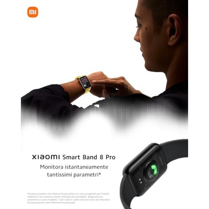 Smart Band 8 Pro, Akıllı Bileklik, Açık Gri