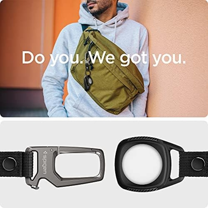 AirTag Kılıf Rugged Armor Matte Black - AMP01565