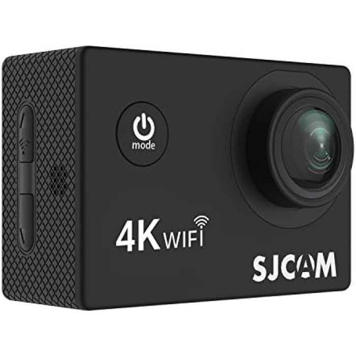 SJ4000 Air WiFi 4K UHD 16MP 135° 2” Geniş Ekran H.264 900mAh 30 Metre Su Geçirmez Kılıflı Aksiyon Kamerası Siyah