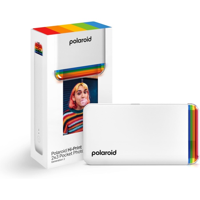 Hi·Print 2x3 Gen 2 White - Hi Print Yazıcı,Sheets film ile uyumlu, Renk Beyaz